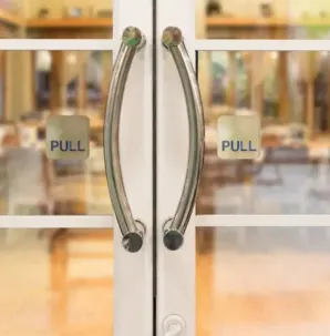 Pull door handles